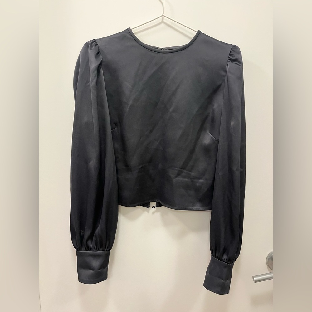Wilfred Black Long Sleeve Blouse